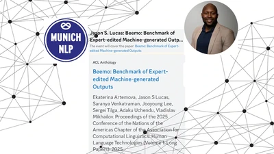 Beemo - Benchmark of Expert-edited Machine-generated Outputs featured image