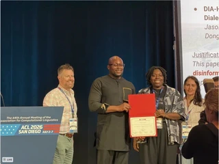 Receiving the ACL 2026 Social Impact Paper Award