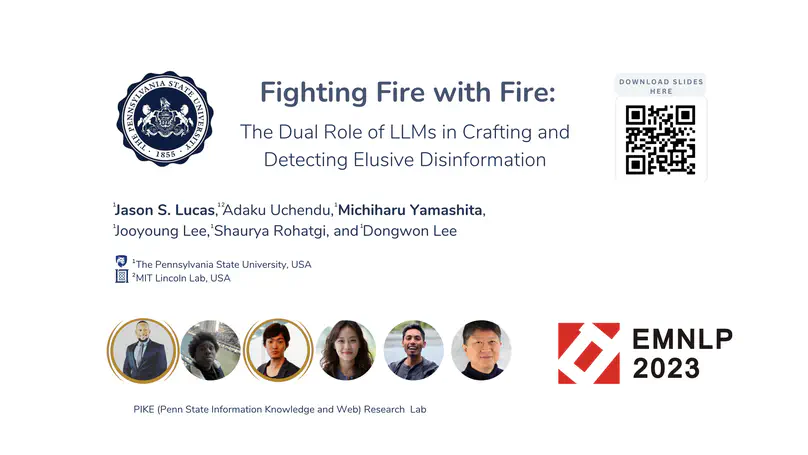 Fighting Fire with Fire: The Dual Role of LLMs in Crafting and Detecting Elusive Disinformation
