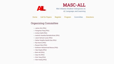 Organizing Committee Member — 12th MASC-SLL featured image